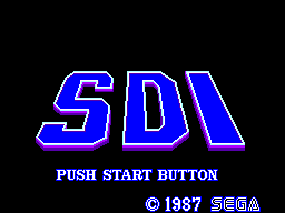 SDI title screen for Sega Mark III